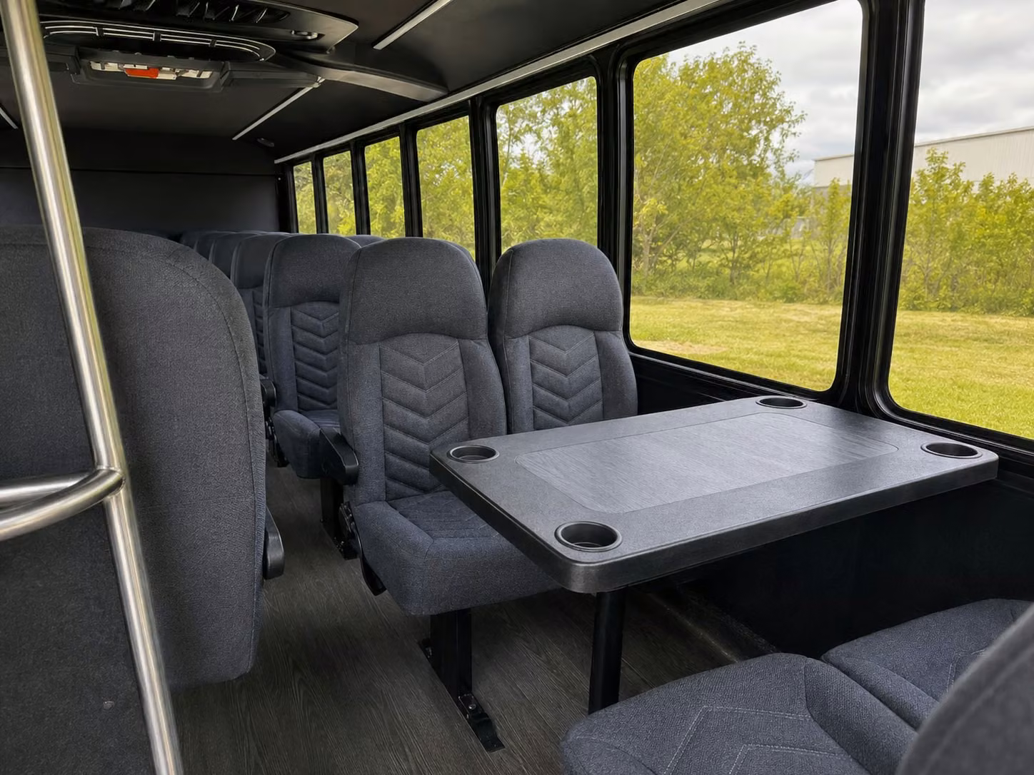 15 passenger minibus interior