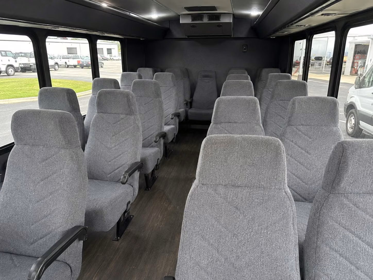 18 passenger minibus interior
