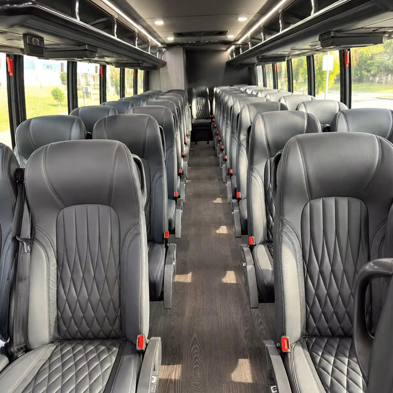 25 passenger minibus inside