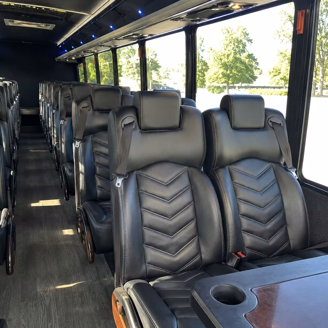 35 passenger minibus interior