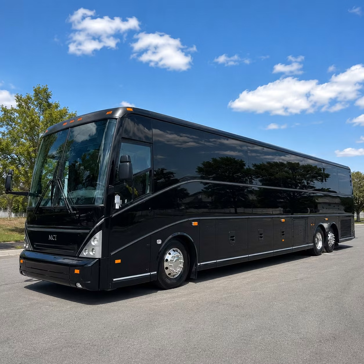 56 passenger charter bus