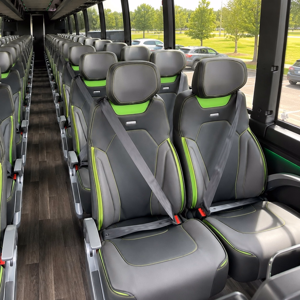 charter bus rentals for corporate retreats and off site meetings in new jersey