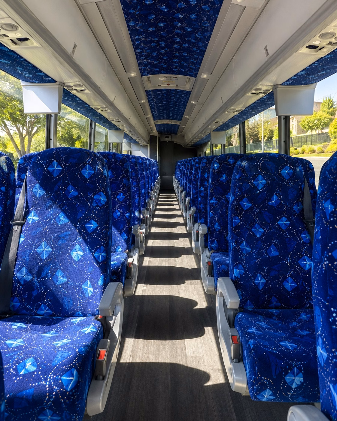 jersey city charter bus interior gallery