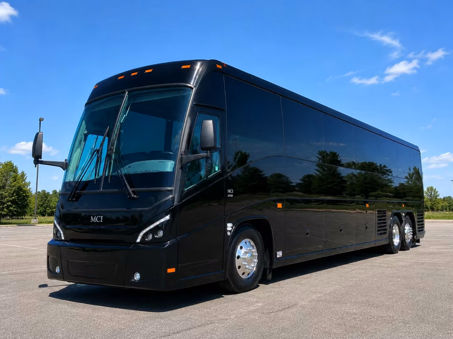 jersey city charter bus rental exterior