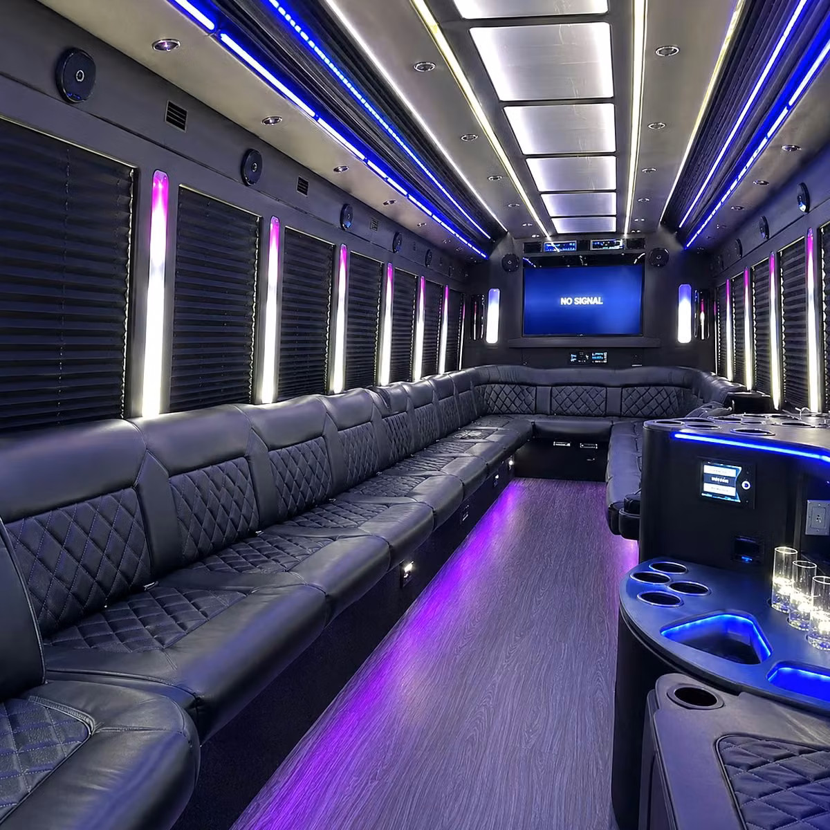 party bus interior