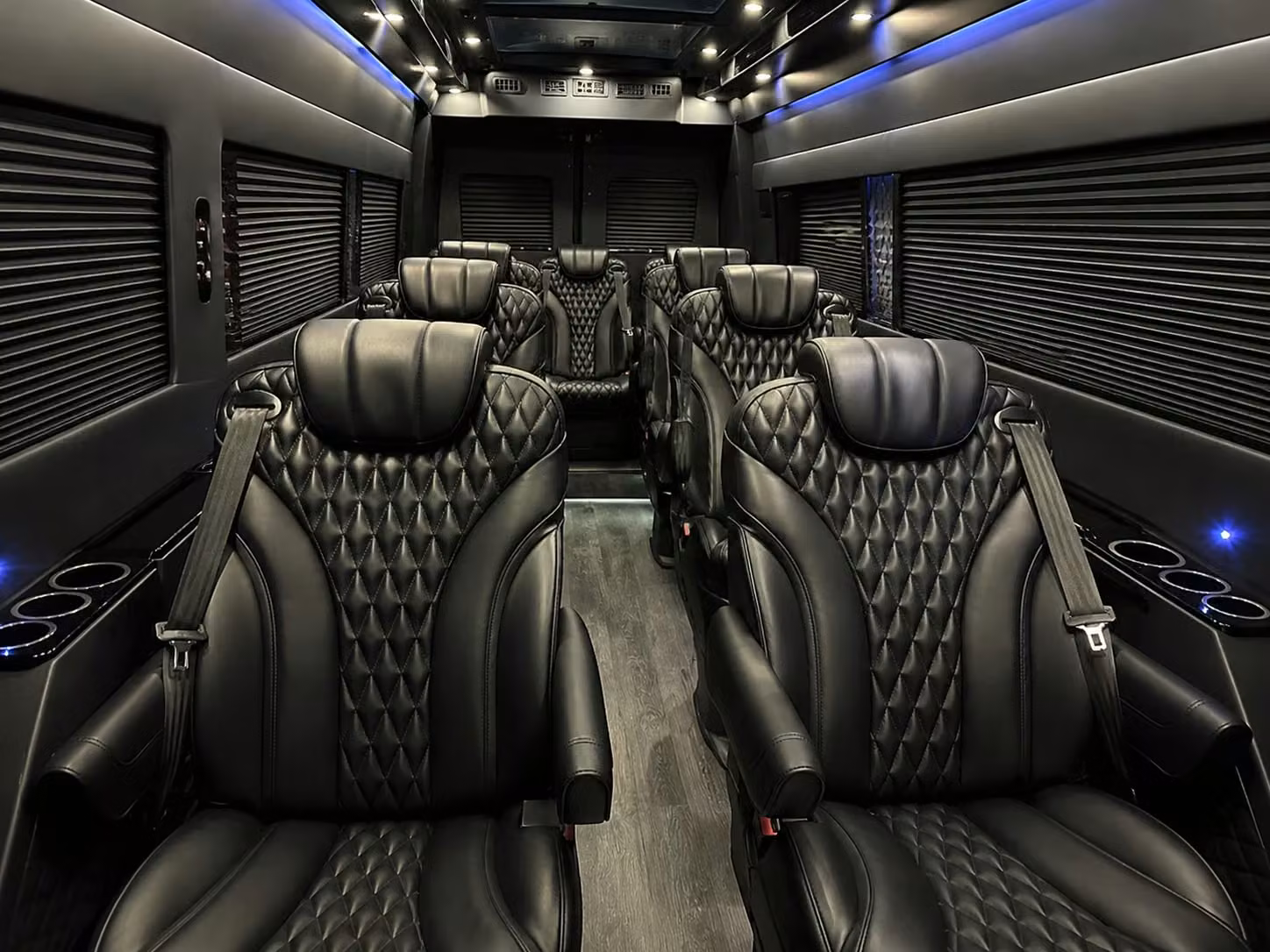 sprinter van with driver inside